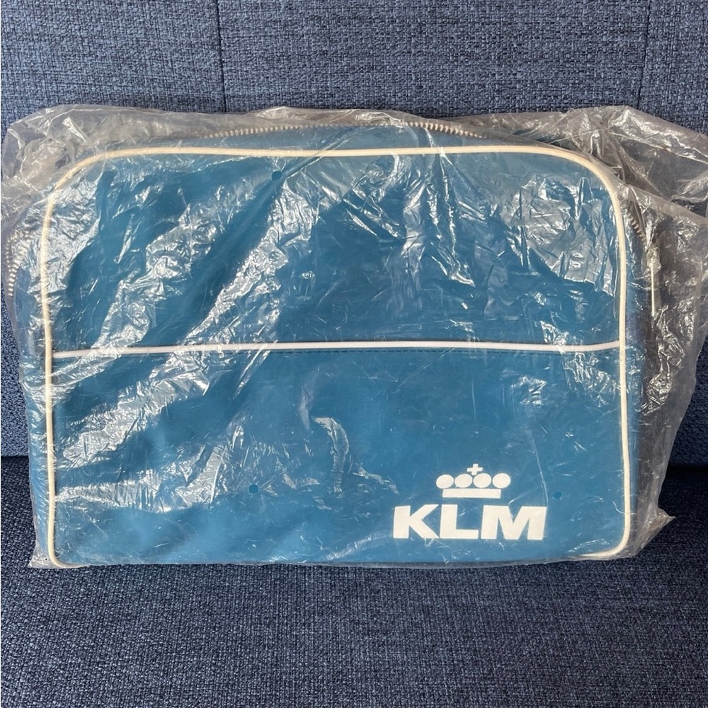Vintage Retro KLM Airline Bag-NEW